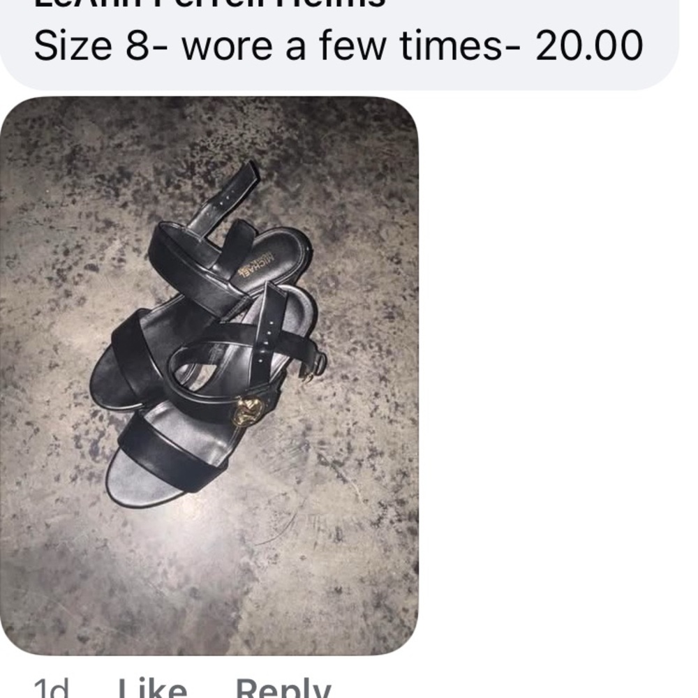 Michael Kors Black Sandals with Multi-Strap Design